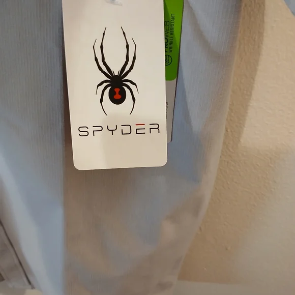 Spyder Men’s Short Sleeve Button-Up Shirt – Size Small - Picture 4 of 13